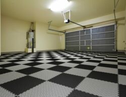 Garagenboden mit PVC Bodenfliesen von Fotelock Beispiel 2